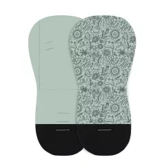   Petite & Mars Foamy Ülésbetét Babakocsiba Green Hipster - Párnázott, Kényelmes és Légáteresztő Ülésbetét Trendies Mintával