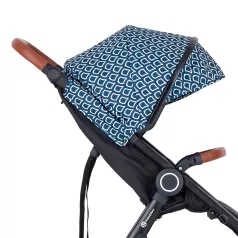   Petite & Mars Napfénytető és Övvédő Street+/Street2 Limited 100 Ariel - Egyedi Mintás, Hatékony UV-védelem és Kényelmes Övvédő Babakocsikhoz