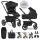 EasyWalker Jimmey Kombinált Babakocsi xxL RWS Pepper Black - Prémium Rugózás, Maximális Kényelem