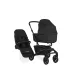EasyWalker Jimmey Kombinált Babakocsi xxL RWS Pepper Black - Prémium Rugózás, Maximális Kényelem