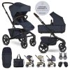 EasyWalker Jimmey Kombinált Babakocsi XXL RWS Indigo Blue - Prémium Rugózás, Maximális Kényelem