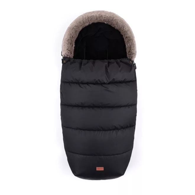 Petite & Mars Comfy 4in1 Bundazsák Forever Black - Meleg, Szél- és Vízálló Univerzális Kiegészítő Babakocsiba és Autósülésbe