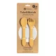 Petite & Mars Take & Match BPA Mentes Evőeszközökkel Intense Ochre 6 Hónapos Kortól