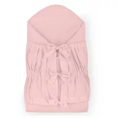   Petite & Mars Dusty Pink Megkötős Pólya Nurse Tömör Kókusz Betéttel (75x75cm)