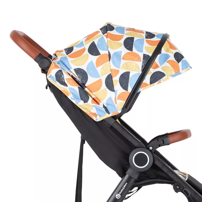 Petite & Mars Napfénytető és Övvédő Street+/Street2 Limited 100 Retro - Klasszikus Stílus, UV-védelem és Kényelmes Övvédő Babakocsikhoz