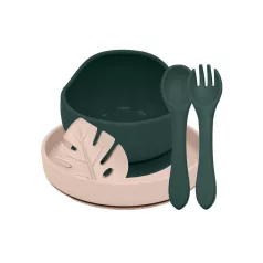   Petite & Mars Take & Match BPA Mentes Étkészlet 4db Misty Green - Desert Sand 6 Hónapos Kortól