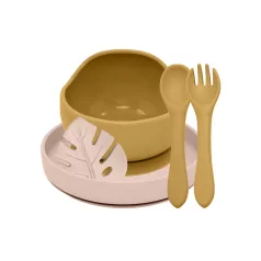   Petite & Mars Take & Match BPA Mentes Étkészlet 4db Intense Ochre - Desert Sand 6 Hónapos Kortól