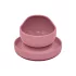 Petite & Mars Take & Match BPA Mentes 2 Részes Étkészlet Tányér Tállal Dusty Pink 6 Hónapos Kortól