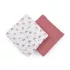 Petite & Mars Bambusz Muszlin Pelenka Szett Misty Rose Rainbow 2db (120x120cm)