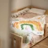Feedo Szett Bambusz Muszlin Pólya 2db 120x120cm - Puha Légáteresztő Anyaggal Kényelmes Baba Pihenéshez