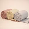 Petite & Mars TILLY Light Grey Pamut és Poliészter Rácsvédő Kiságyba (180x36cm)