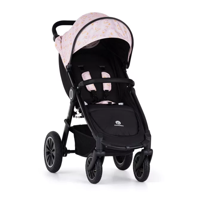 Petite & Mars Sport Babakocsi Street+ Air Black Limited 100 Kingdom - Légkerekes Kialakítás, Kényelmes Sétákhoz