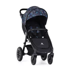   Petite & Mars Sport Babakocsi Street+ Air Black Limited 100 Stylish Beauty - Légkerekes Kialakítás, Kényelmes Sétákhoz