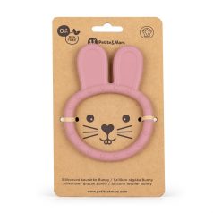   Petite & Mars Bunny Dusty Rose Rágóka BPA Mentes Szilikonból 0+ Hónapos Kortól