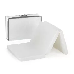   Petite & Mars Foldie Hordozható összehajtható Matrac Fehér Színben