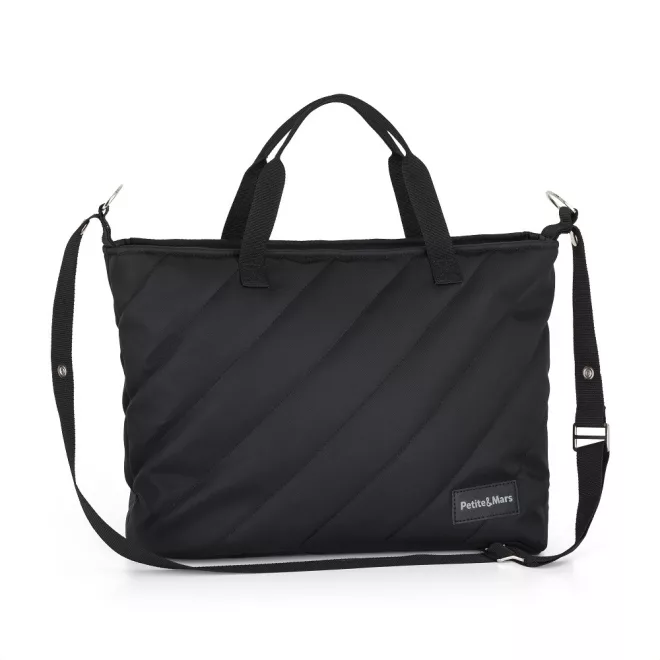 Petite & Mars Pelenkázó Táska MIA Absolute Black - Stílusos, Praktikus és Tágas Pelenkázó Táska Anyukáknak