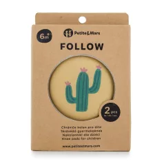   Petite & Mars Elasztikus Térdvédők Kúszáshoz Follow Intense Ochre 2db 6 Hónapos Kortól