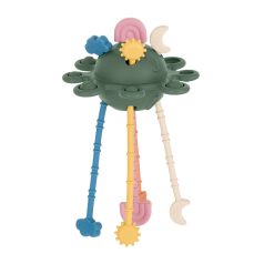   Petite & Mars Crazy Planet Misty Green BPA Mentes Szilikon Érzékszervi Játék 10 Hónapos Kortól