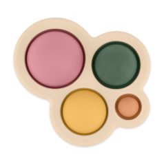   Petite & Mars Chill out Dusty Rose BPA Mentes Szilikon Játék 6 Hónapos Kortól