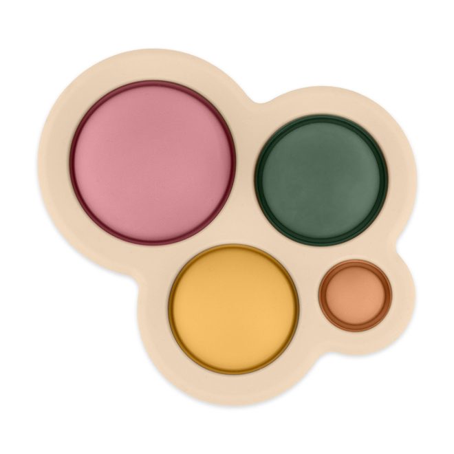 Petite & Mars Chill out Dusty Rose BPA Mentes Szilikon Játék 6 Hónapos Kortól