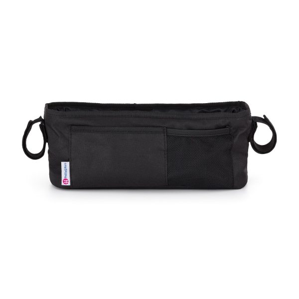 Petite & Mars Babakocsi Szervező Pocket Absolute Black - Praktikus, Tartós és Könnyen Hozzáférhető Tároló a Mindennapi Sétákhoz