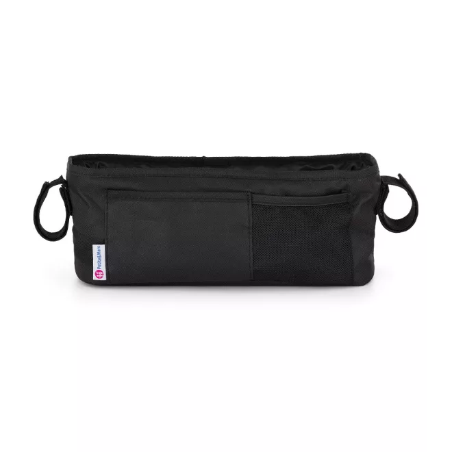 Petite & Mars Babakocsi Szervező Pocket Absolute Black - Praktikus, Tartós és Könnyen Hozzáférhető Tároló a Mindennapi Sétákhoz