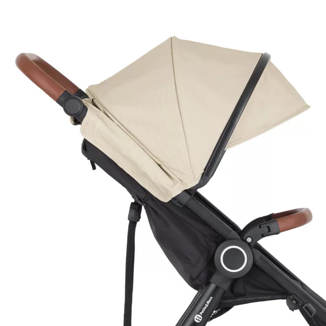 Petite & Mars Napfénytető és Övvédő Street2 Sahara Beige - Kényelmes, UV-védő és Tartós Babakocsi Kiegészítő
