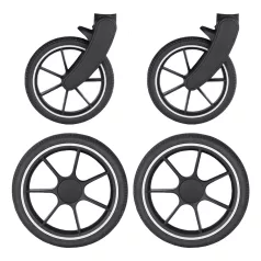   Petite & Mars 4 db Gumi (RWS) Kerék Szett Street2 Babakocsihoz - Strapabíró és Stabil Kerékszett a Kényelmes Sétákért
