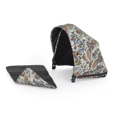   Petite & Mars Napfénytető és Övvédő Royal2 Limited100 Wonderland - Egyedi Mintás, Hatékony UV-védelem és Kényelmes Övvédő Babakocsikhoz