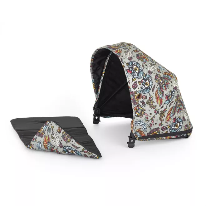 Petite & Mars Napfénytető és Övvédő Royal2 Limited100 Wonderland - Egyedi Mintás, Hatékony UV-védelem és Kényelmes Övvédő Babakocsikhoz