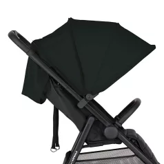   Petite & Mars Napfénytető és Övvédő Airwalk Perfect Black - Stílusos, UV-védő és Kényelmes Babakocsi Kiegészítő