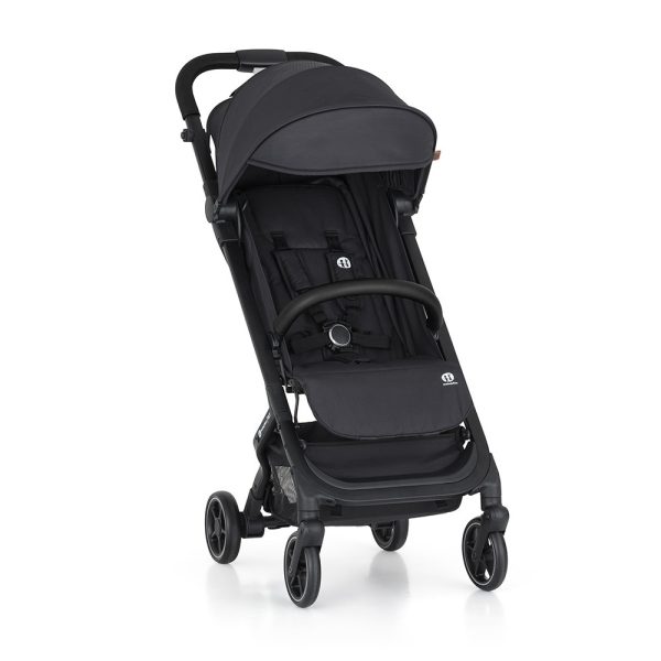 Petite & Mars Sport Babakocsi Fly Perfect Black - Könnyű, Praktikus és Stílusos Babakocsi BPA-mentes Anyagból, Kényelmes Sétákhoz