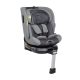 Petite & Mars Twistguard Pro i-Size Autósülés Grey Air 40-150cm (0-36kg) - ISOFIX, 360° Forgatható, Hosszú Távú Használatra