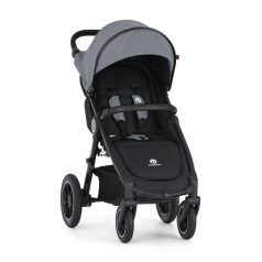   Petite & Mars STREET2 Air Black Ultimate Grey Sport Babakocsi - Könnyű, Összecsukható és Prémium Kényelmet Biztosító Babakocsi
