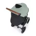 Petite & Mars STREET2 Air Oak Iron Green Sport Babakocsi - Könnyű, Összecsukható és Kényelmes Rugózású Babakocsi