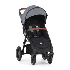   Petite & Mars STREET2 Air Oak Ultimate Grey Sport Babakocsi - Könnyű, Összecsukható és Prémium Kényelmet Biztosító Babakocsi