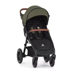   Petite & Mars STREET2 Air Oak Mature Olive Sport Babakocsi - Könnyű, Összecsukható és Prémium Kényelmet Nyújtó Babakocsi