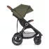 Petite & Mars STREET2 Air Oak Mature Olive Sport Babakocsi - Könnyű, Összecsukható és Prémium Kényelmet Nyújtó Babakocsi