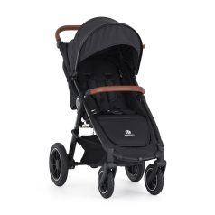  Petite & Mars STREET2 Air Oak Perfect Black Sport Babakocsi - Könnyű, Összecsukható és Prémium Rugózású Babakocsi