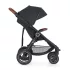 Petite & Mars STREET2 Air Oak Perfect Black Sport Babakocsi - Könnyű, Összecsukható és Prémium Rugózású Babakocsi