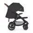 Petite & Mars STREET2 Air Oak Perfect Black Sport Babakocsi - Könnyű, Összecsukható és Prémium Rugózású Babakocsi