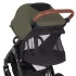 Petite & Mars STREET2 Air Oak Perfect Black Sport Babakocsi - Könnyű, Összecsukható és Prémium Rugózású Babakocsi