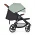 Petite & Mars STREET2 RWS Oak Iron Green Sport Babakocsi - Könnyű, Összecsukható és Kényelmes Rugózású Babakocsi