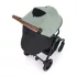 Petite & Mars STREET2 RWS Oak Iron Green Sport Babakocsi - Könnyű, Összecsukható és Kényelmes Rugózású Babakocsi