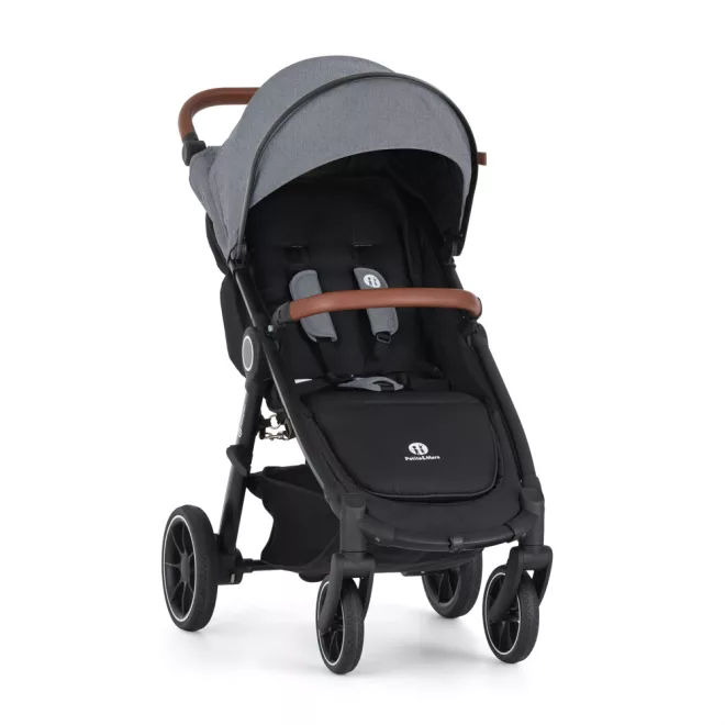 Petite & Mars STREET2 RWS Oak Ultimate Grey Sport Babakocsi - Könnyű, Összecsukható és Prémium Kényelmet Biztosító Babakocsi