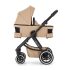 Petite & Mars ICON 2in1 Mocha Beige XXL AIR Kombinált Babakocsi - Tágas, Multifunkciós és Könnyű Babakocsi Prémium Kényelemmel Újszülöttkortól