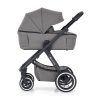 Petite & Mars Kombinált Babakocsi ICON 2in1 Dove Grey XXL AIR - Extra Tágas, Légáteresztő és Könnyű Babakocsi Újszülöttkortól