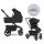 EasyWalker Jimmey 2in1 Kombinált Babakocsi LITE RWS Pepper Black - Könnyű Váz, Prémium Rugózás