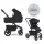 EasyWalker Jimmey 2in1 Kombinált Babakocsi LITE RWS Pepper Black - Könnyű Váz, Prémium Rugózás