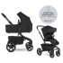 EasyWalker Jimmey 2in1 Kombinált Babakocsi LITE RWS Pepper Black - Könnyű Váz, Prémium Rugózás